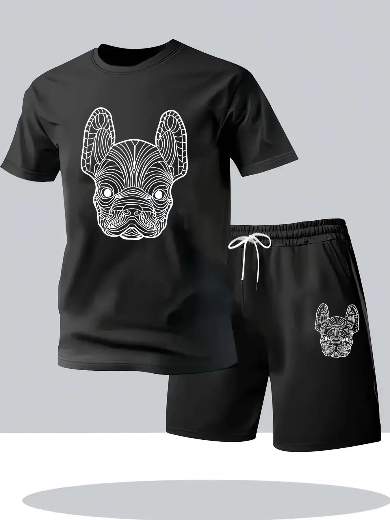 Street Fashion Clothes - Letni męski zestaw: szybkoschnąca koszulka z