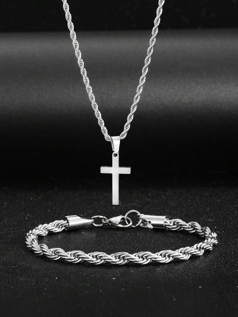 1 zestaw naszyjnika i bransole – Street Fashion Jewelry recenzja i cena