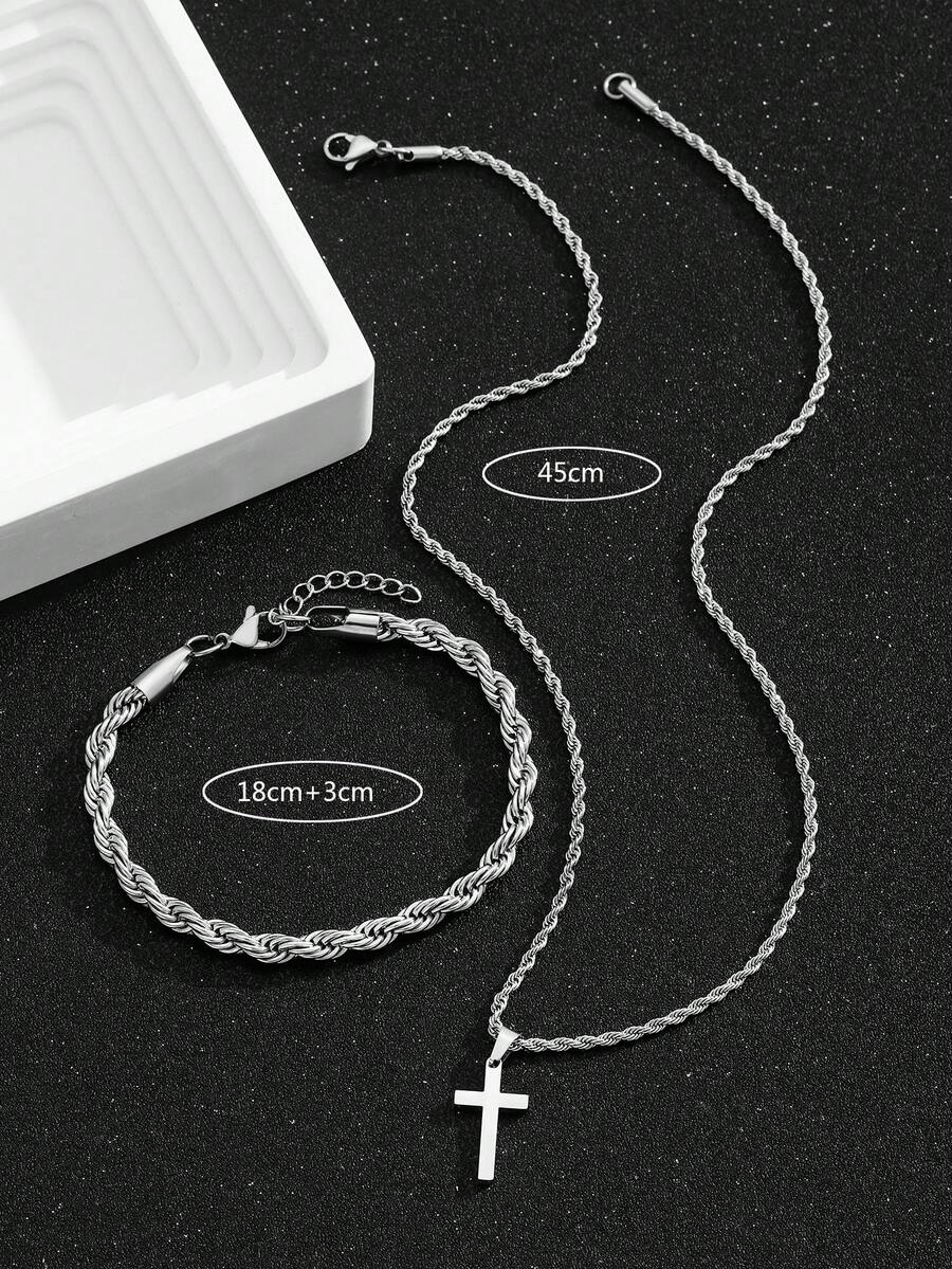 1 zestaw naszyjnika i bransole – Street Fashion Jewelry recenzja i cena
