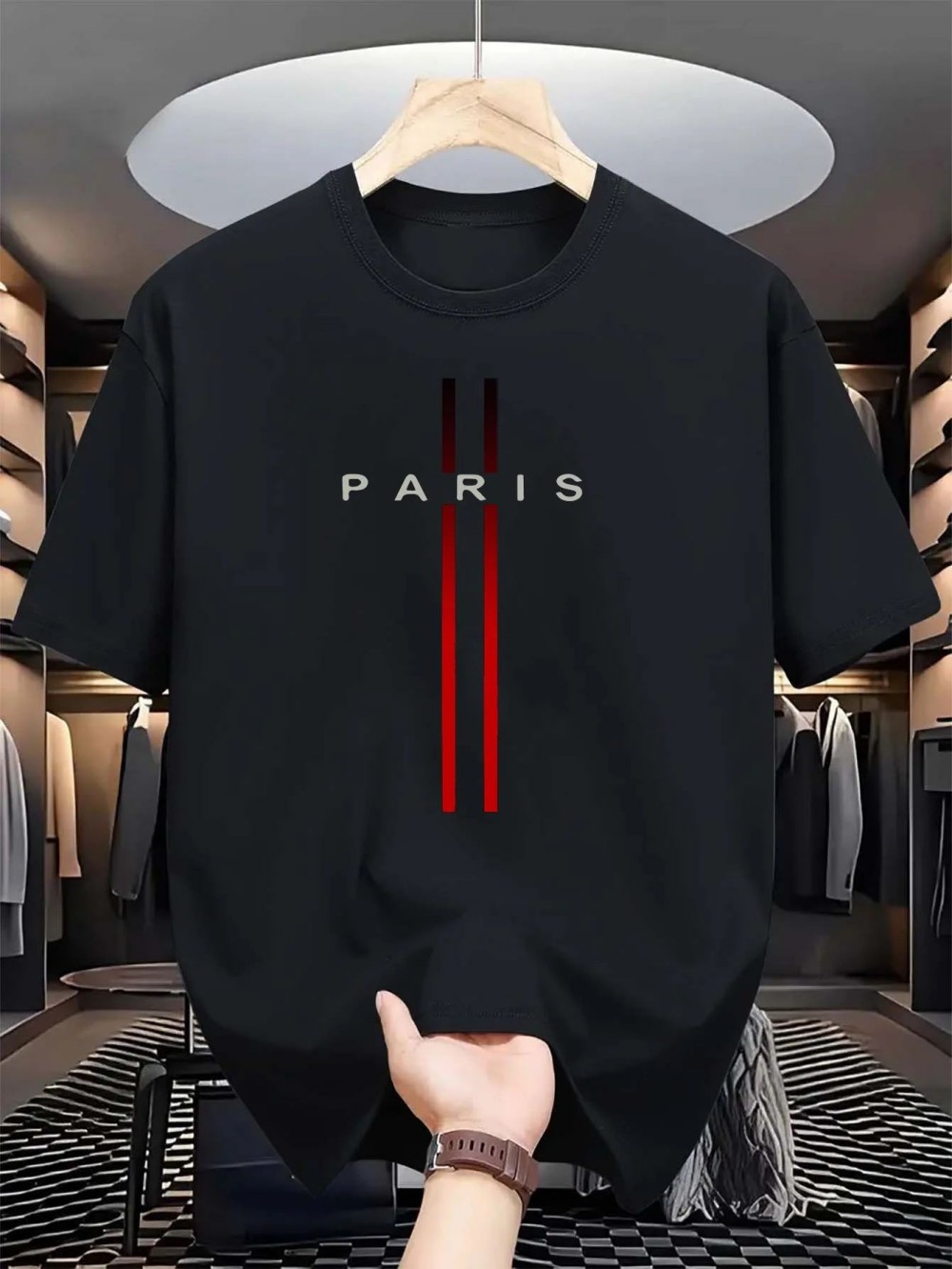 Koszulka Paris Letter 3D print – Street Fashion Paris recenzja i cena