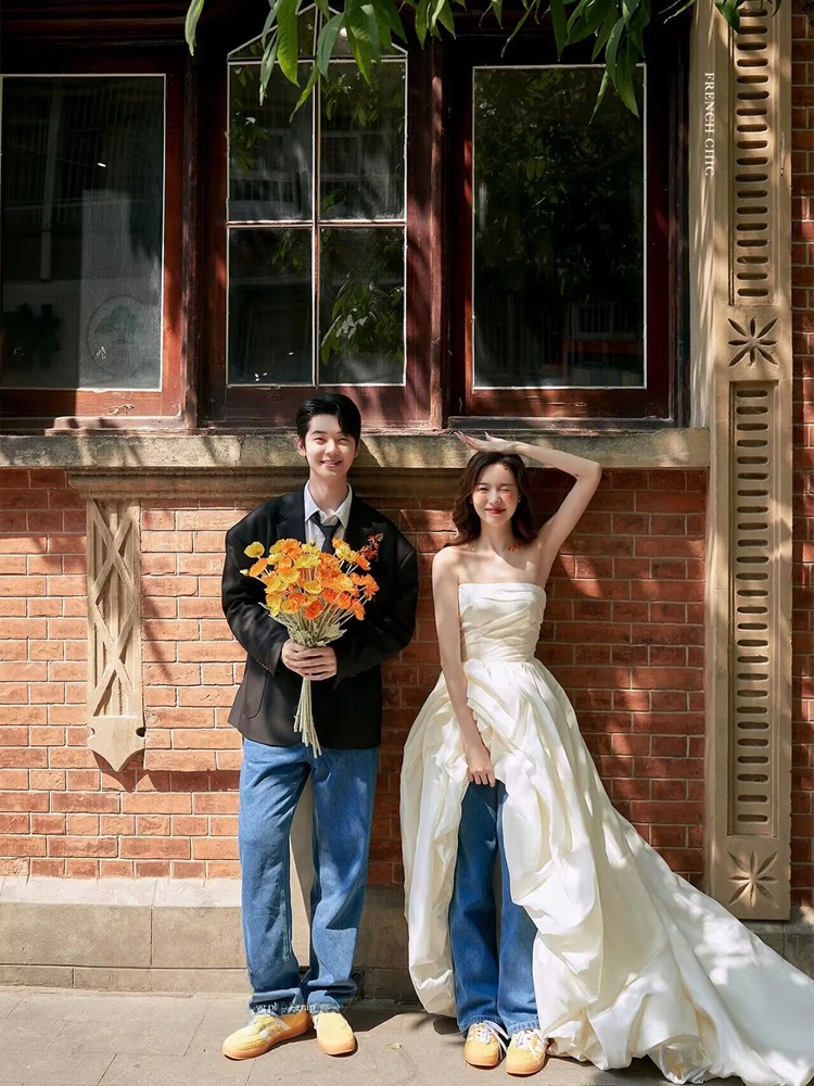 Modne koreańskie dżinsowe stro – Street Fashion Couple recenzja i cena