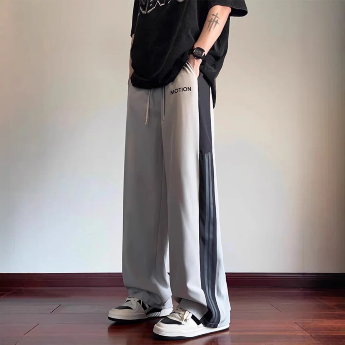 Męskie spodnie casualowe High  – Street Fashion Couple recenzja i cena