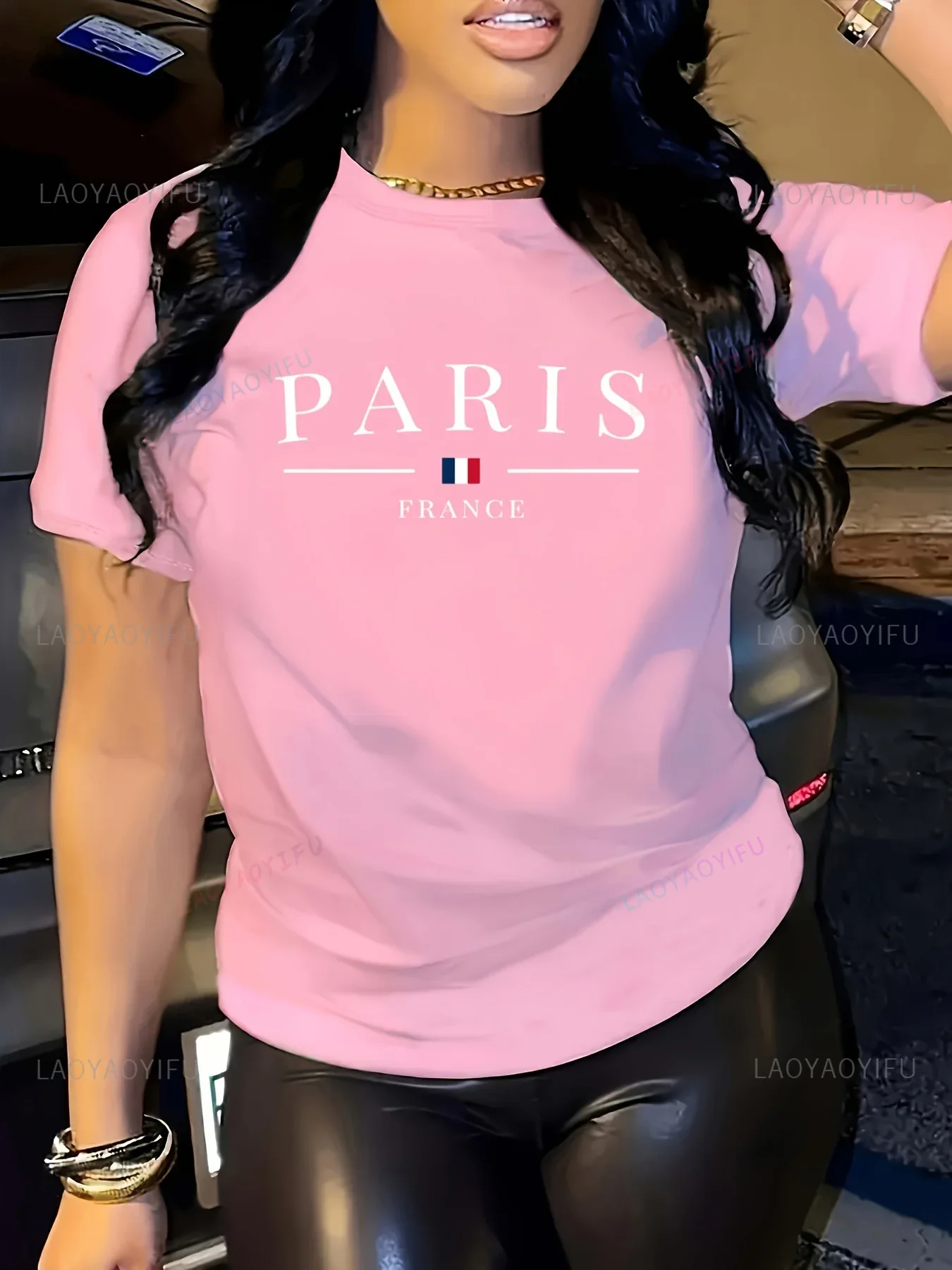 Unisex Koszulka z krótkim ręka – Street Fashion Paris recenzja i cena
