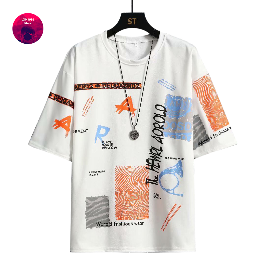 Mężczyźni Harajuku graficzne c – Street Fashion Japan Brand recenzja i cena
