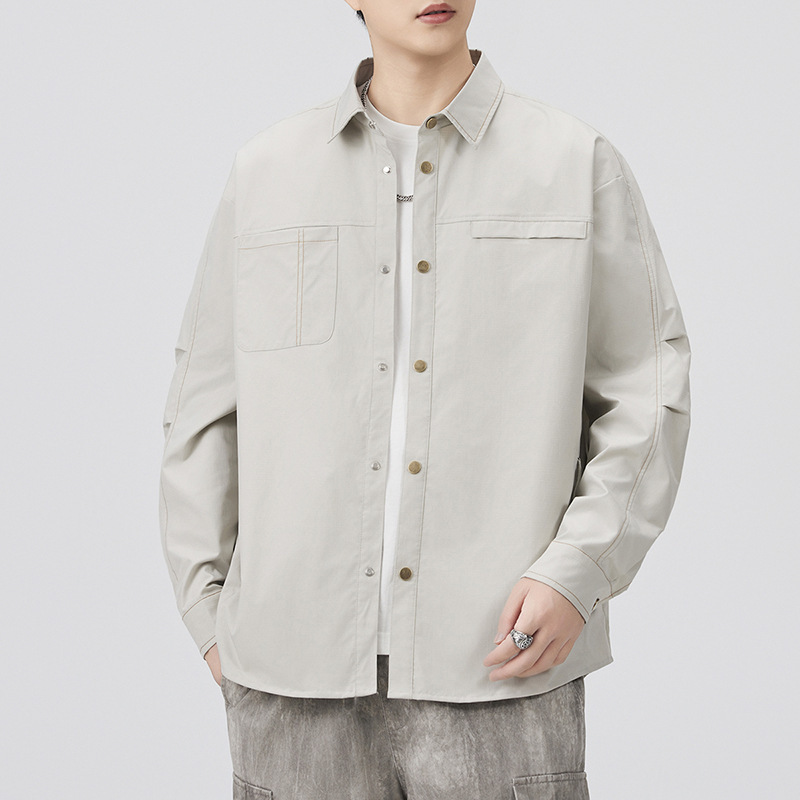 Męska koszula z długim rękawem – Street Fashion Japan Brand recenzja i cena