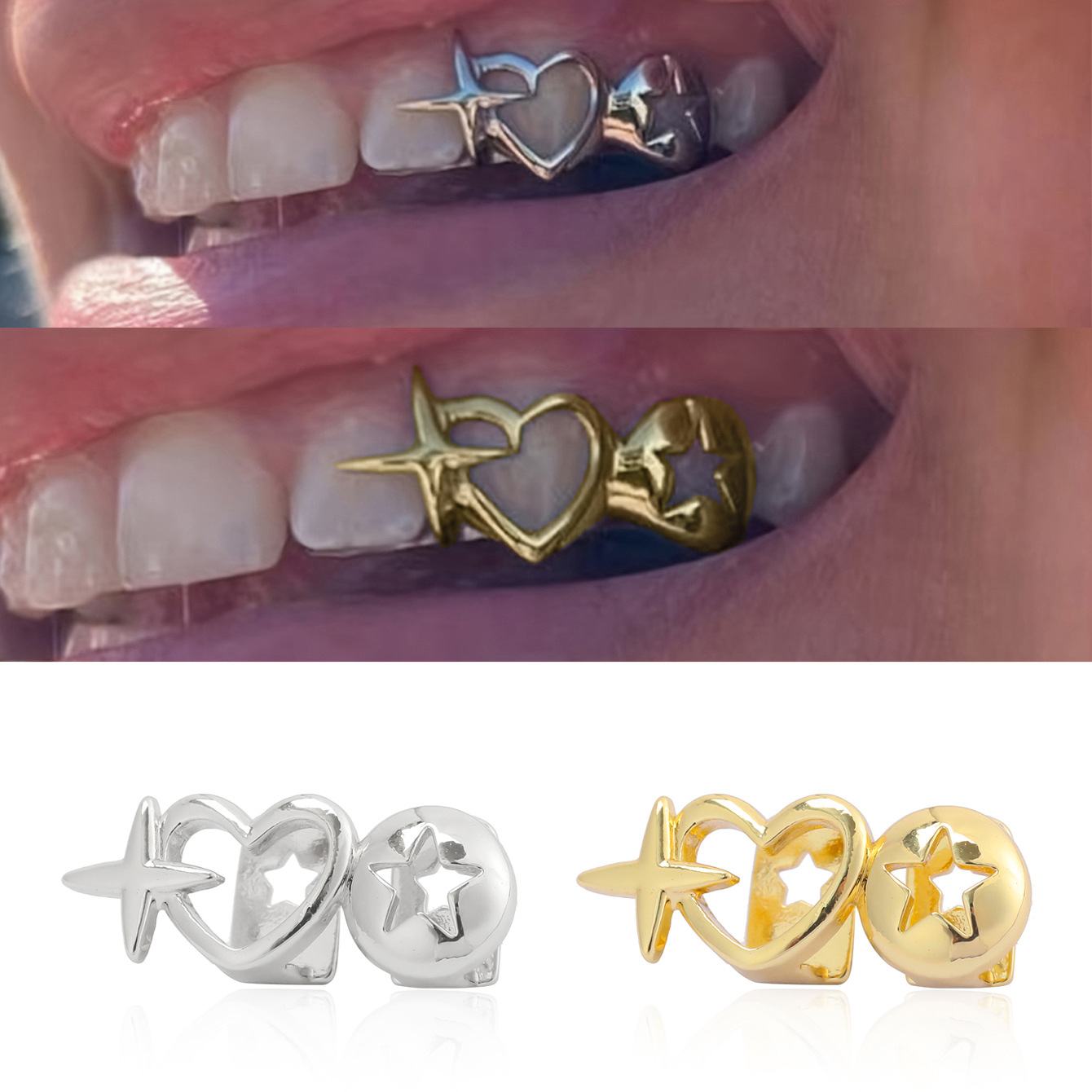 Punkowe Hip Hopowe Nakładki na – Street Fashion Jewelry recenzja i cena
