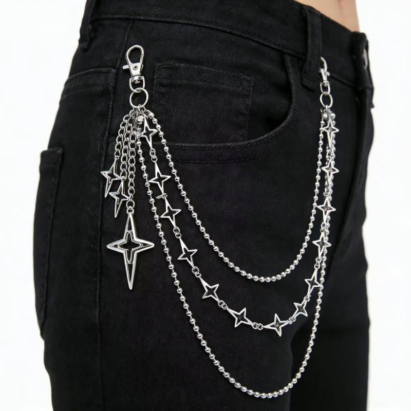 Damski punkowy hip-hopowy wiel – Street Fashion Jewelry recenzja i cena